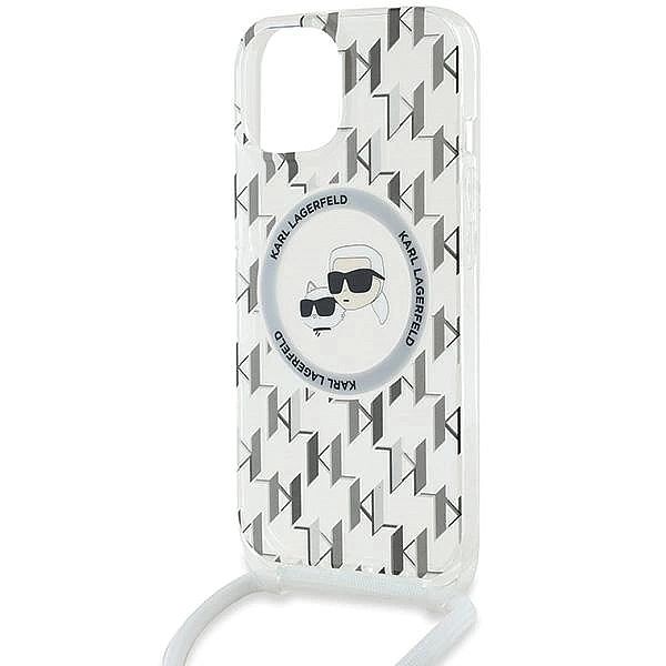 Etui Karl Lagerfeld IML Crossbody Monogram Karl & Choupette Head MagSa