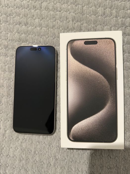 Apple Iphone 15 PRO MAX 256 GB Naturalny Tytan Etui