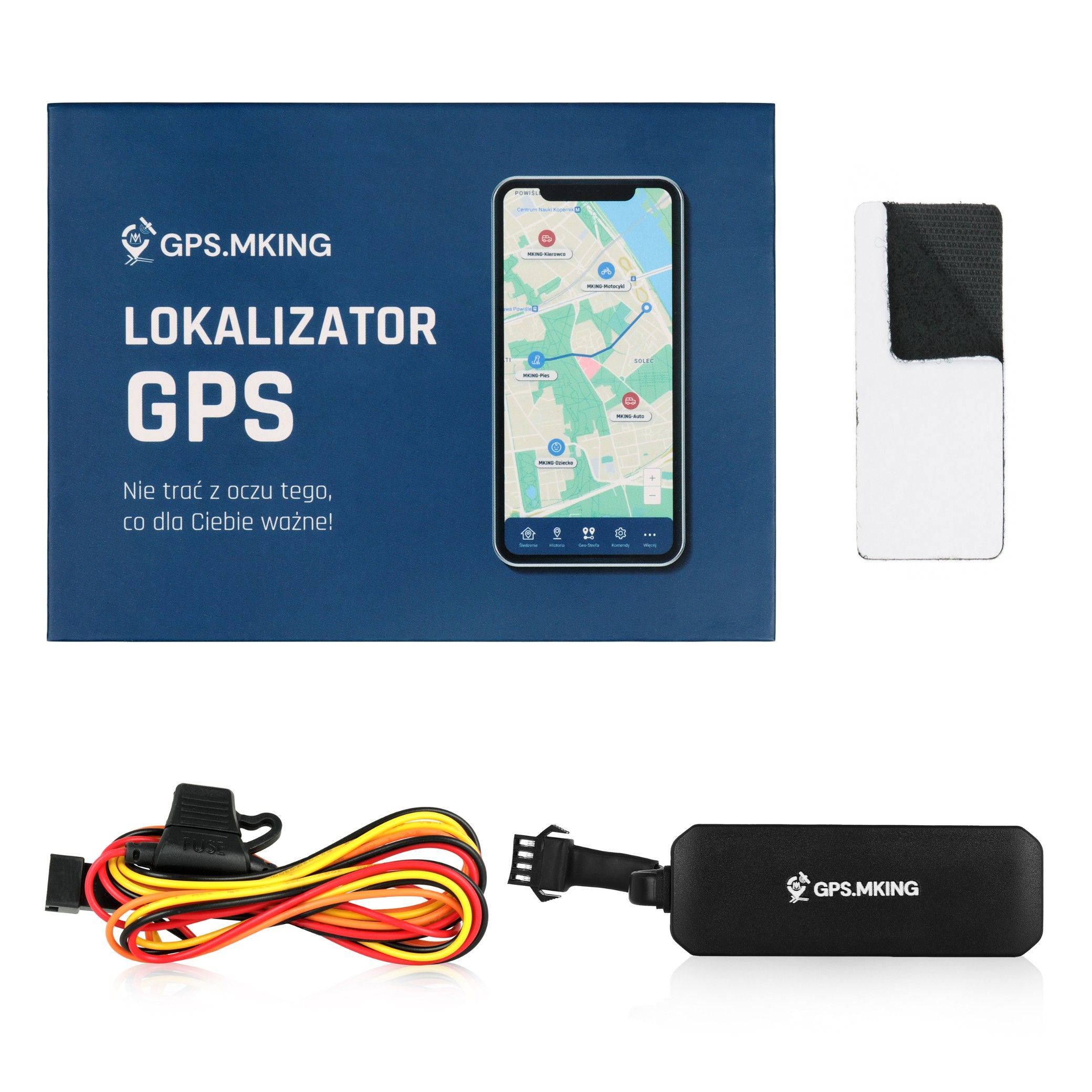 Lokalizator GPS  aplikacja śledzenie MKX10