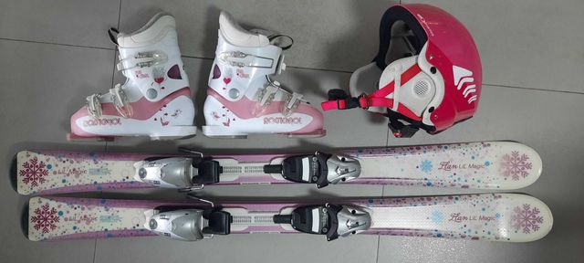 narty Elan LiL Magic 110cm i buty Rossignol 21,5cm 33