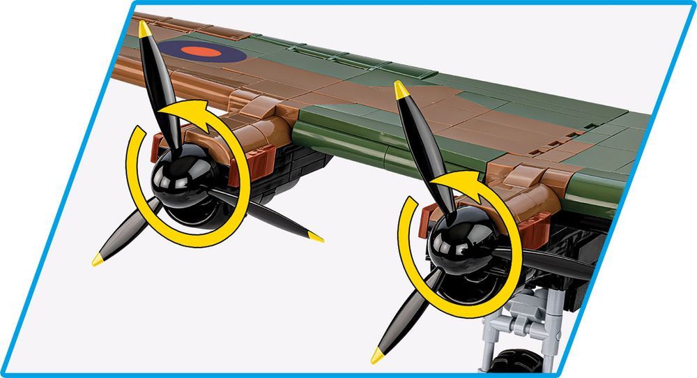 Klocki Cobi 5759 Samolot Avro Lancaster B Mk.i/Iii Hc Ww2 1643 El.