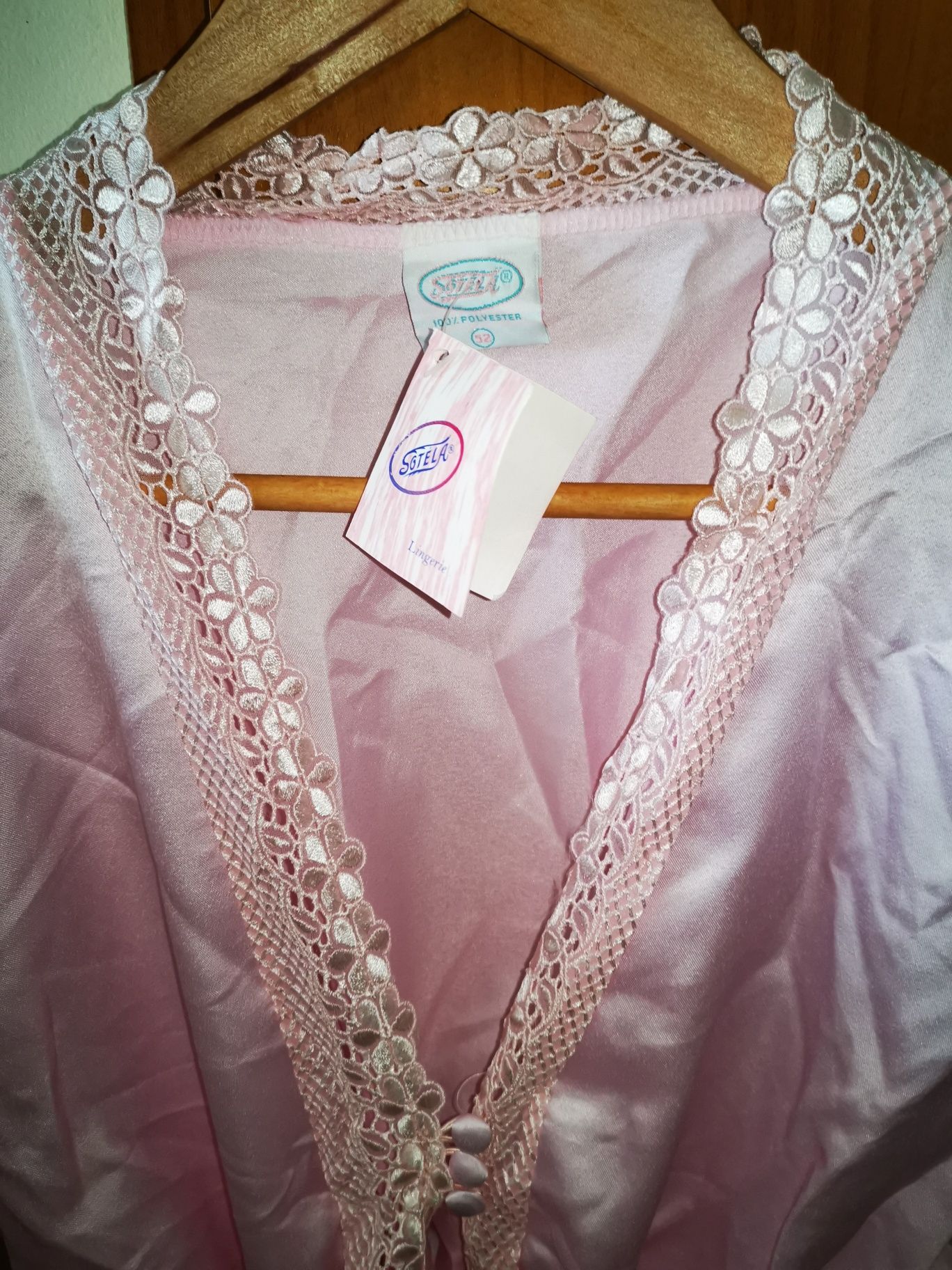 Conjunto cetim rosa