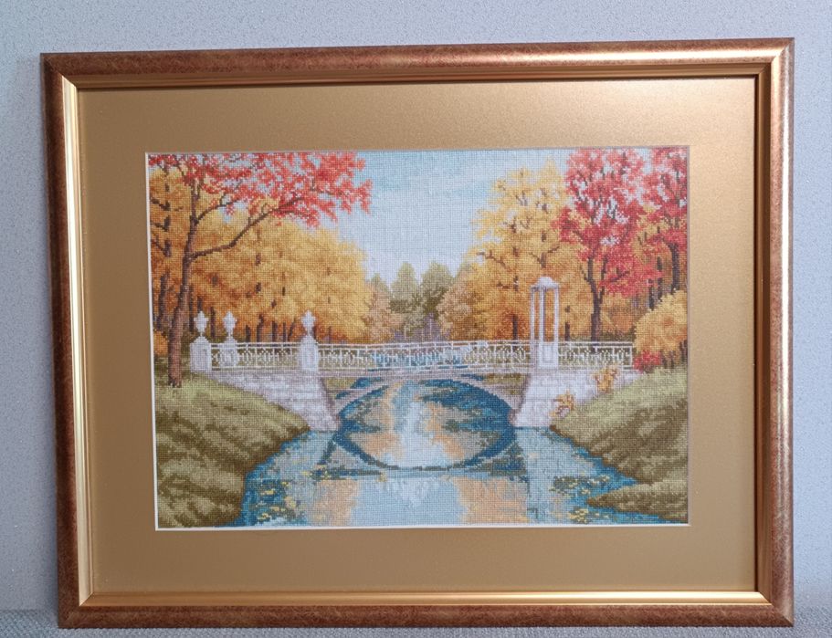 Картина крестиком "Осень".