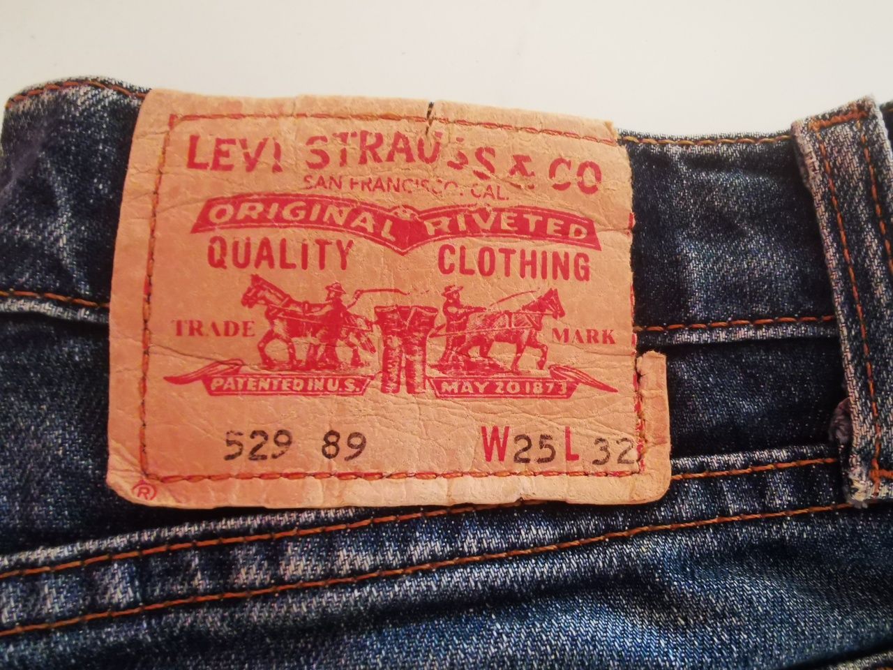 Calças ganga Levi's 529 W25 L32