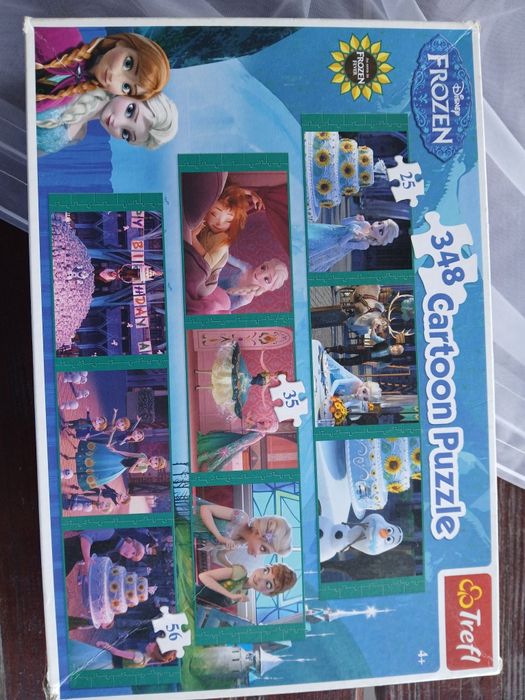 Puzzle Frozem 4+ Kraina Lodu