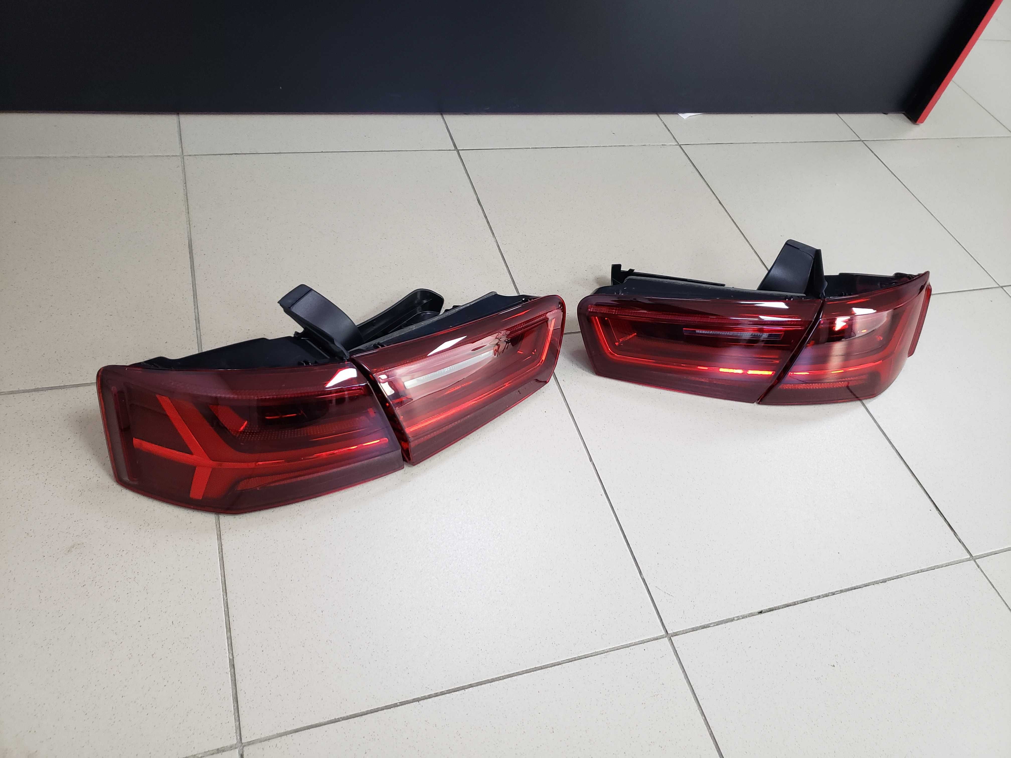 Фонари стопы на Audi A6 C7 14-18г задние фонари лед LED ауди а6 с7 LCI
