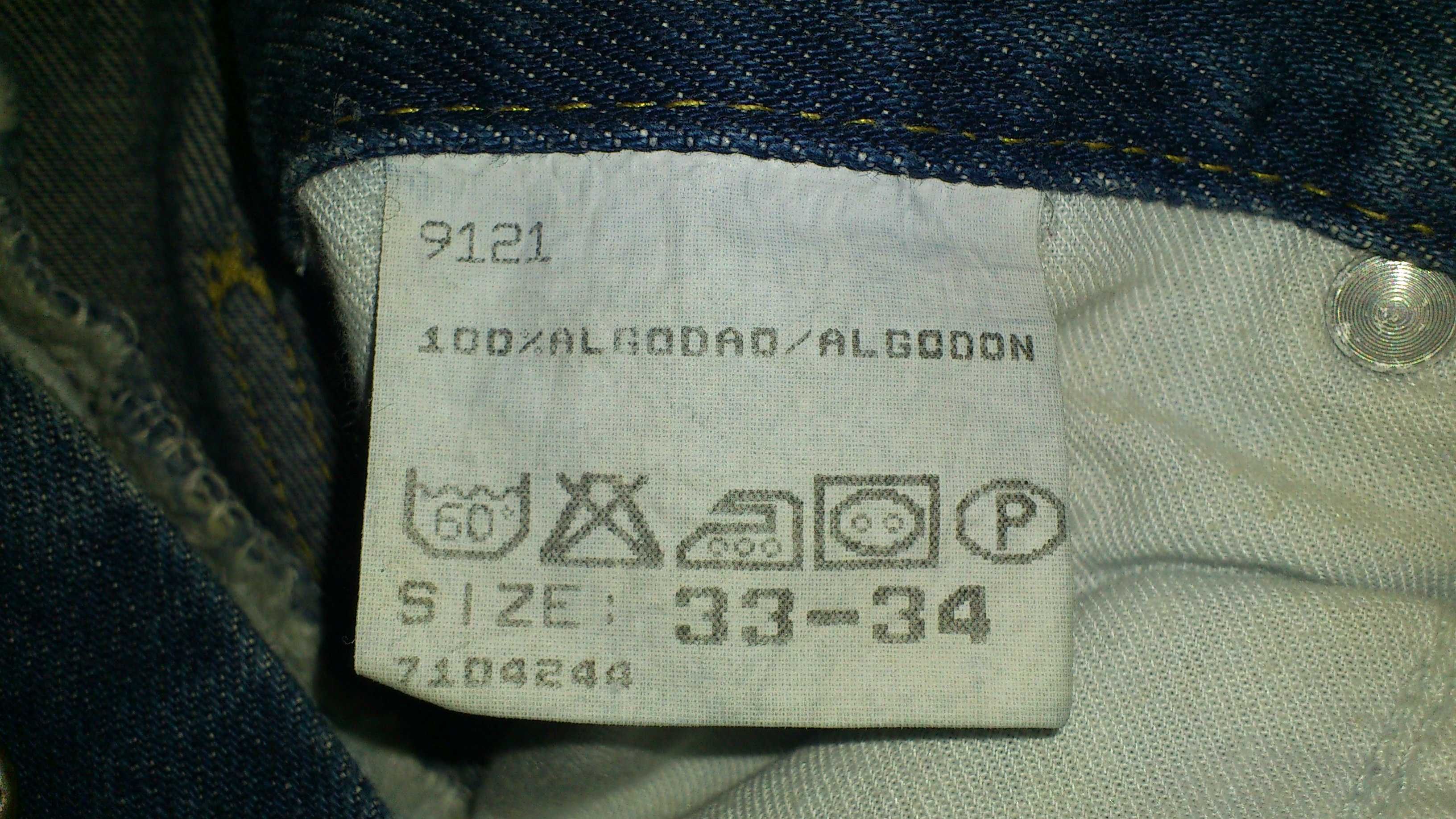 Джинсы LEE,9121,На болтах НОВЫЕ,с витрины.W33/L34.SPAIN,СиниеКлассика.
