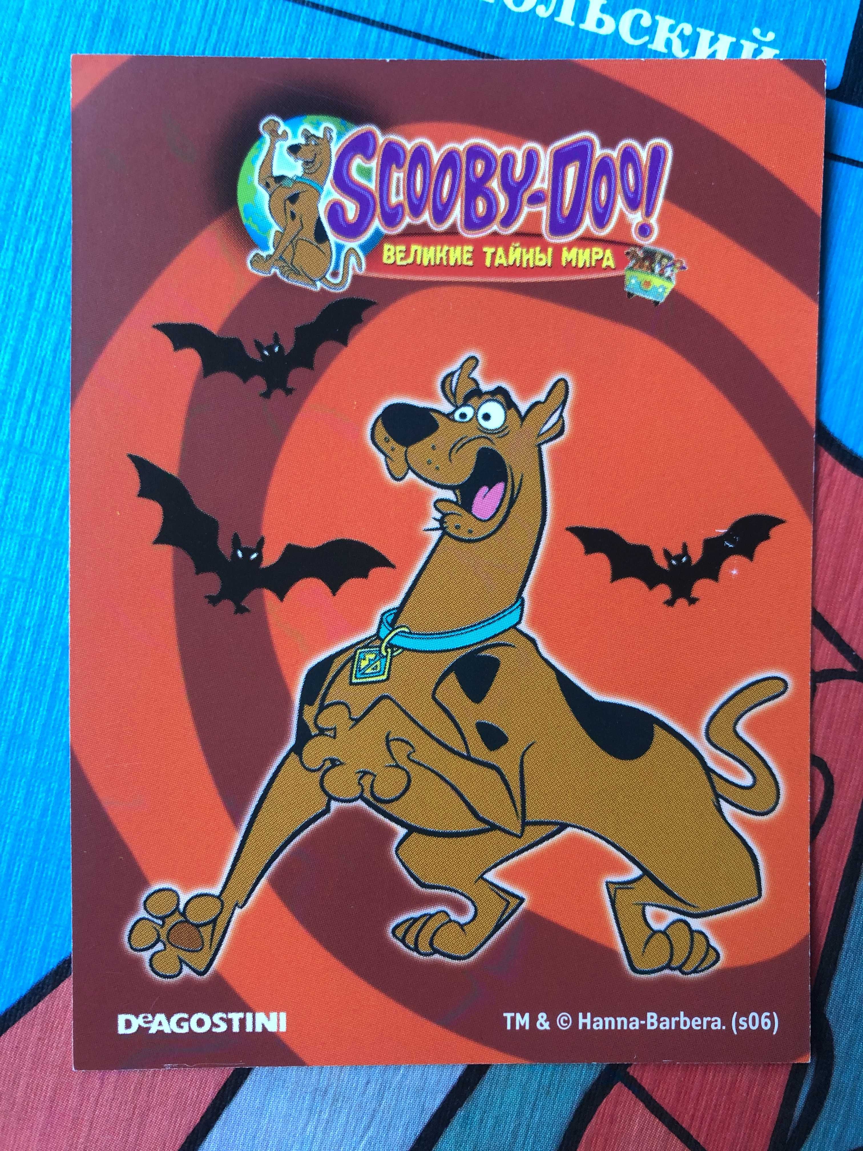 Скуби Ду Scooby-Doo насадка колпачок наклейки карточка редкая)