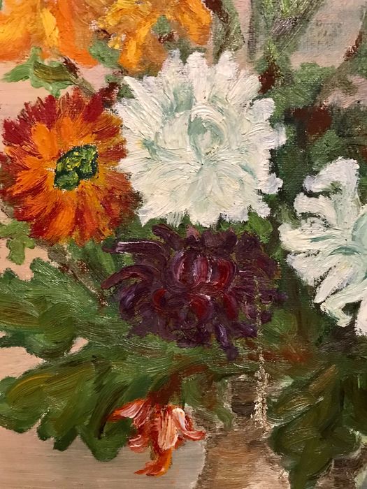 Obraz olejny na płótnie, pół XX w.