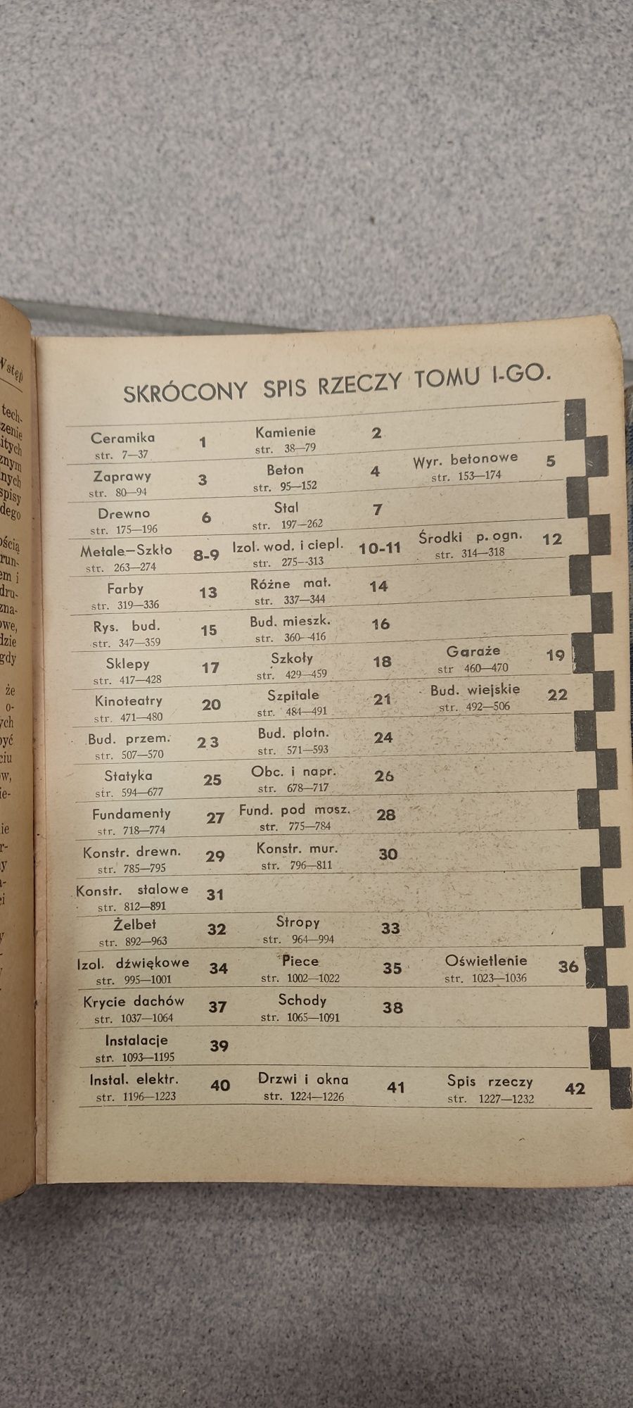 Katalog kalendarz poradnik budowlańca 1938