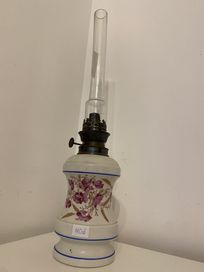 Lampa porcelanowa z kominkiem
