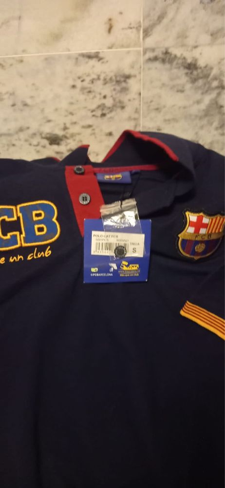 Męska Koszulka polo S i plecak FC Barcelona