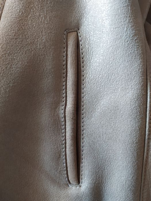 Дублёнка, натуральная, лёгкая размер M, ТОРГ