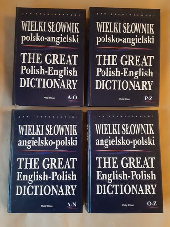 Wielki Słownik angielsko-polski i polsko-angielski 4-tomowy