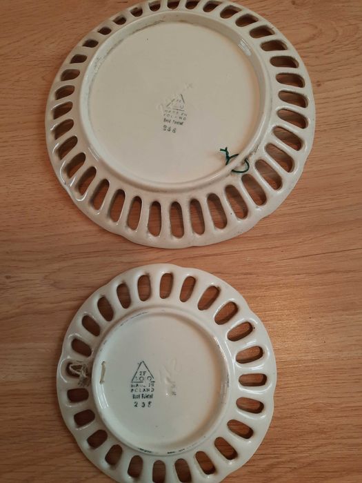 Ręcznie malowana kultowa porcelana prl, fajans Włocławek ,Koło