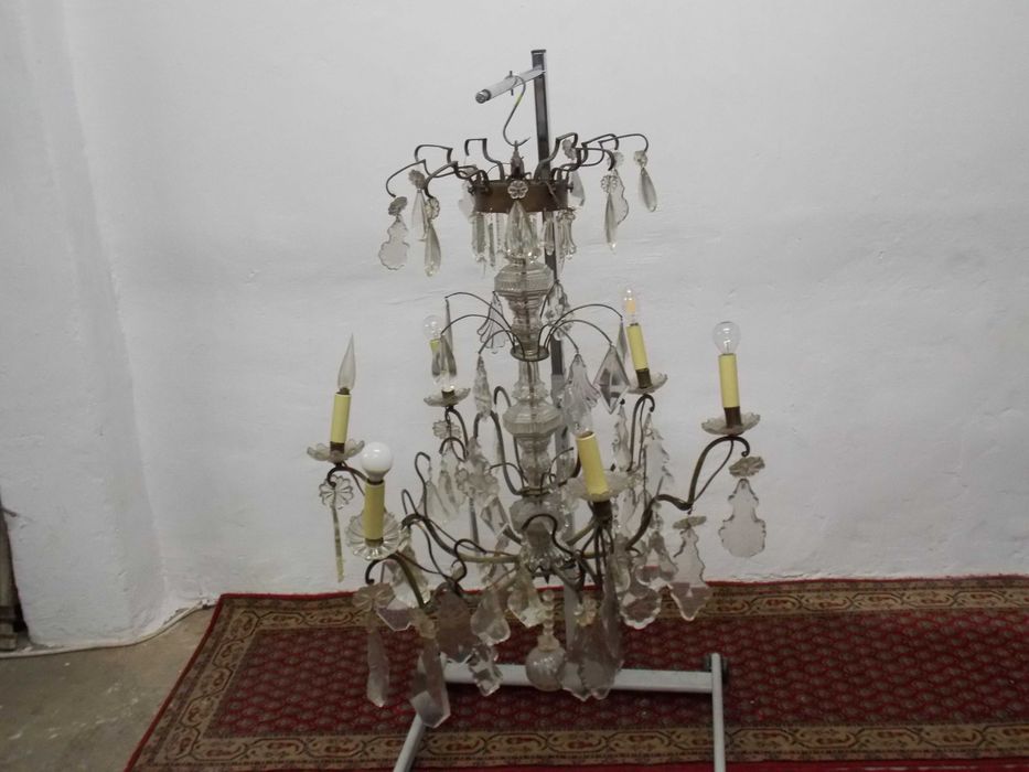 Żyrandol francuski kryształowy