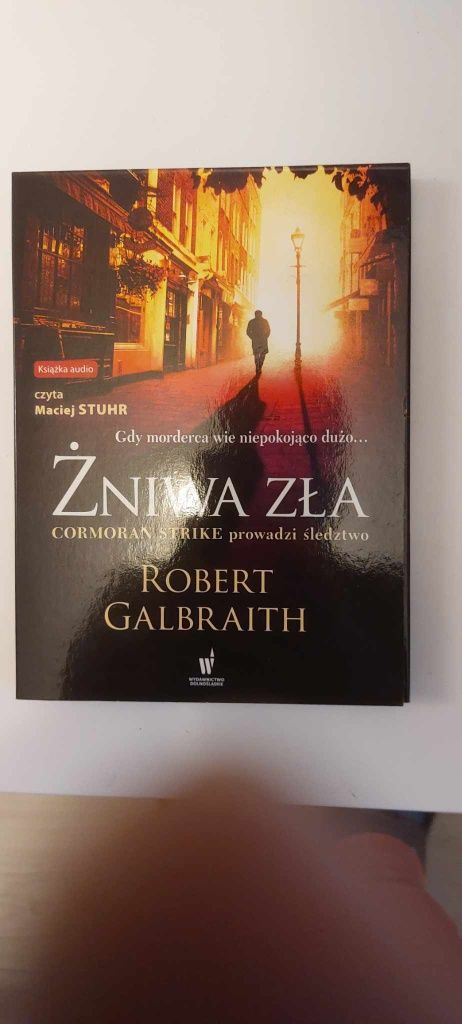 CD 2 audiobooki Mankell Szwedzkie kalosze i Galbraith Żniwa zła