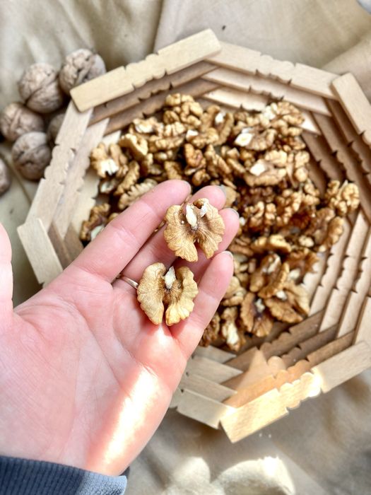 Волоські горіхи, грецькі, лущені горіхи