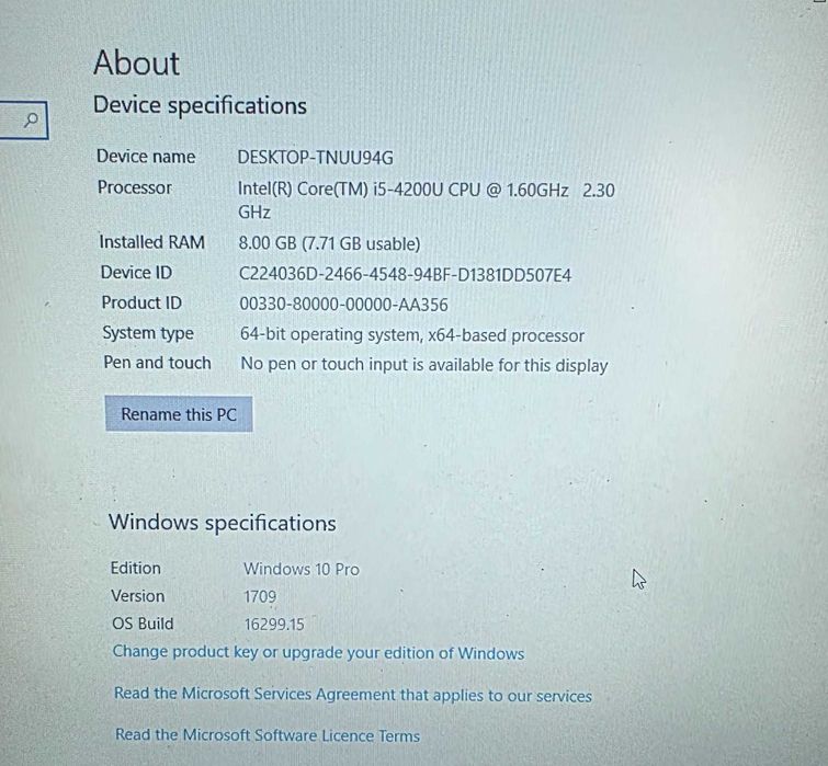 Portátil Lenovo ThinkPad T440s