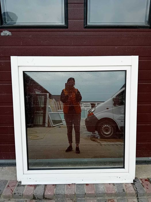 Okna 131x131 okno otwierane pcv białe DOWÓZ CAŁY KRAJ