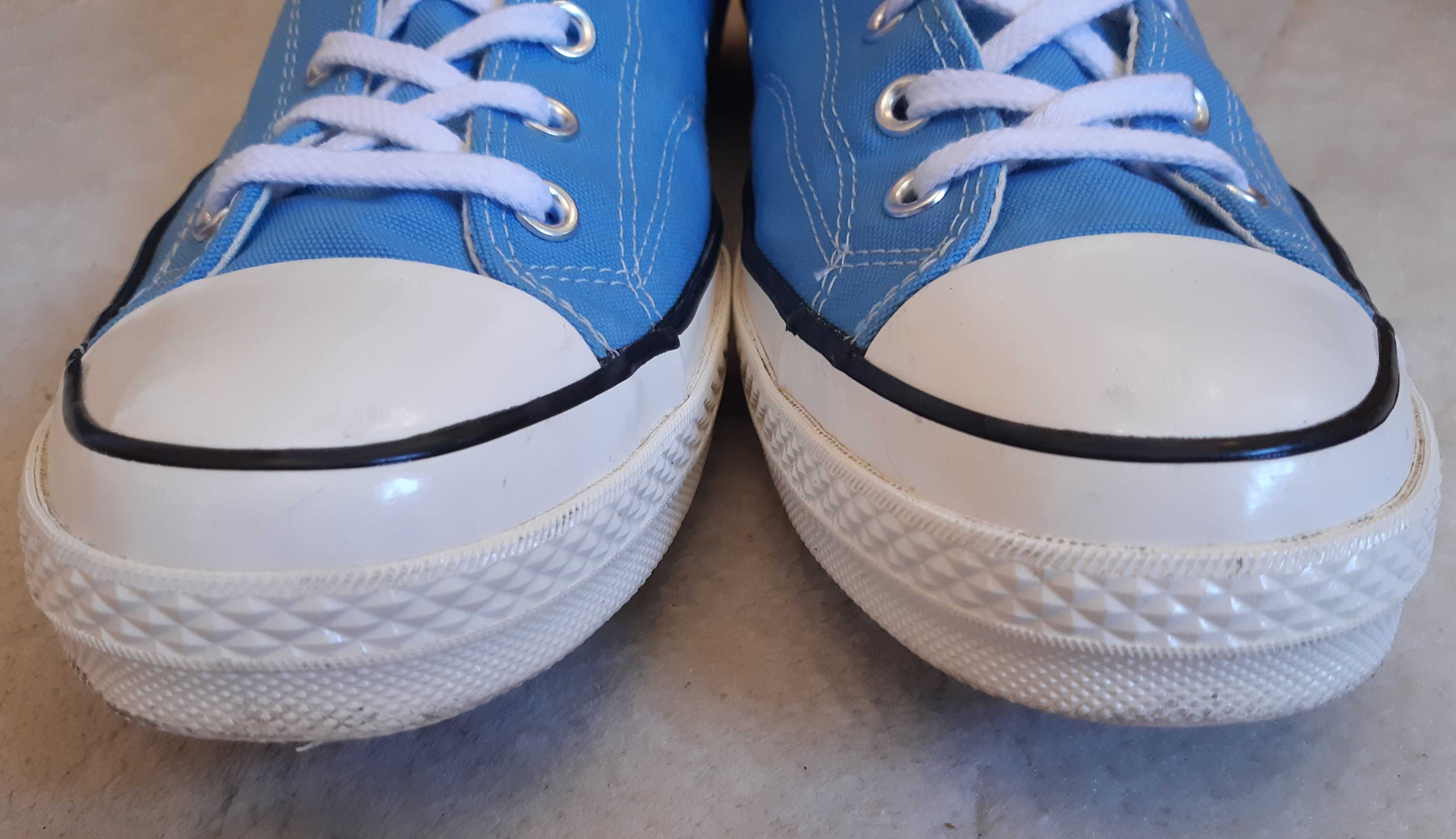Kultowe wysokie niebieskie trampki Converse 70 All Star, rozmiar 48