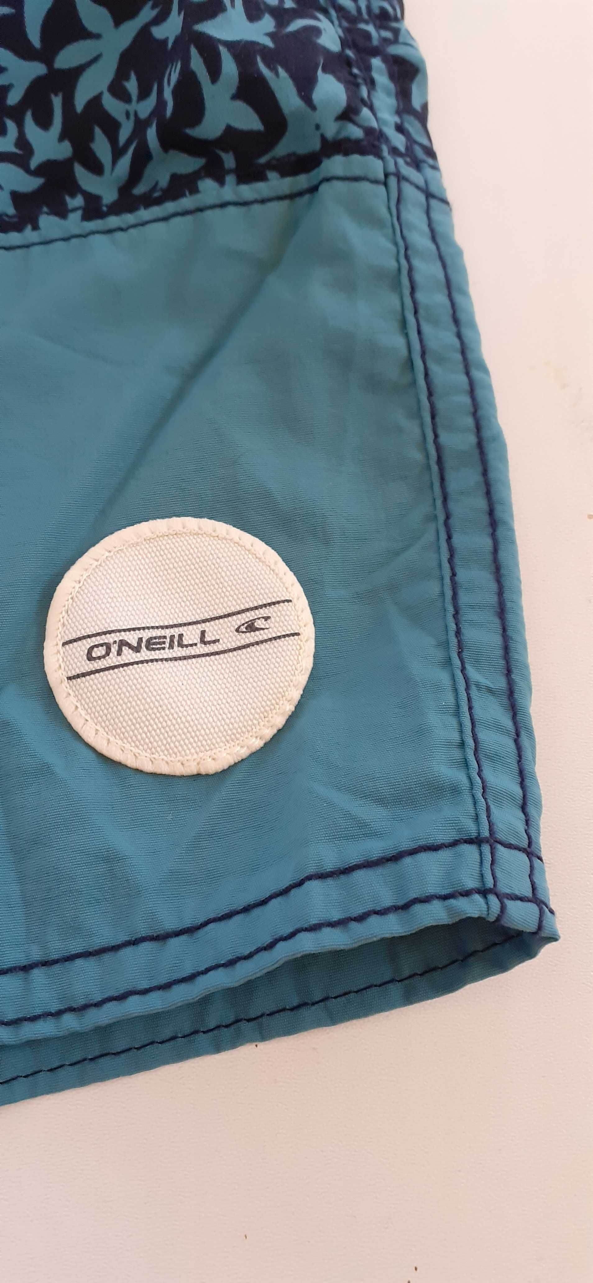 Новые мужские шорты O*NEILL размер L, цвет темно синий с зеленым