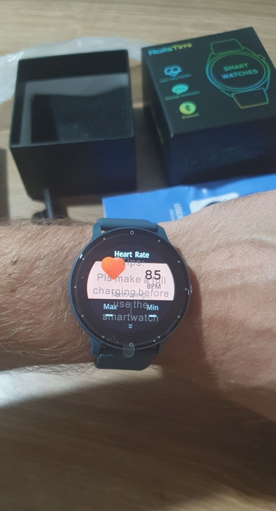 Smartwatch  pulsometr krokomierz