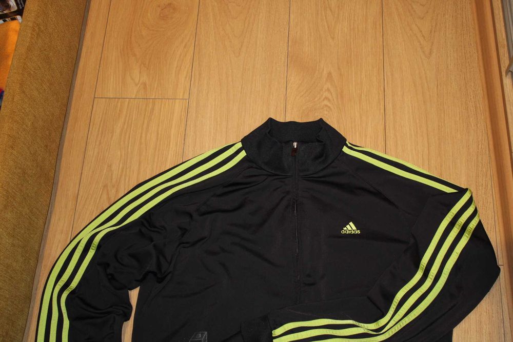 JAK NOWA Bluza na zamek,męska,ADIDAS,roz.L,czarna