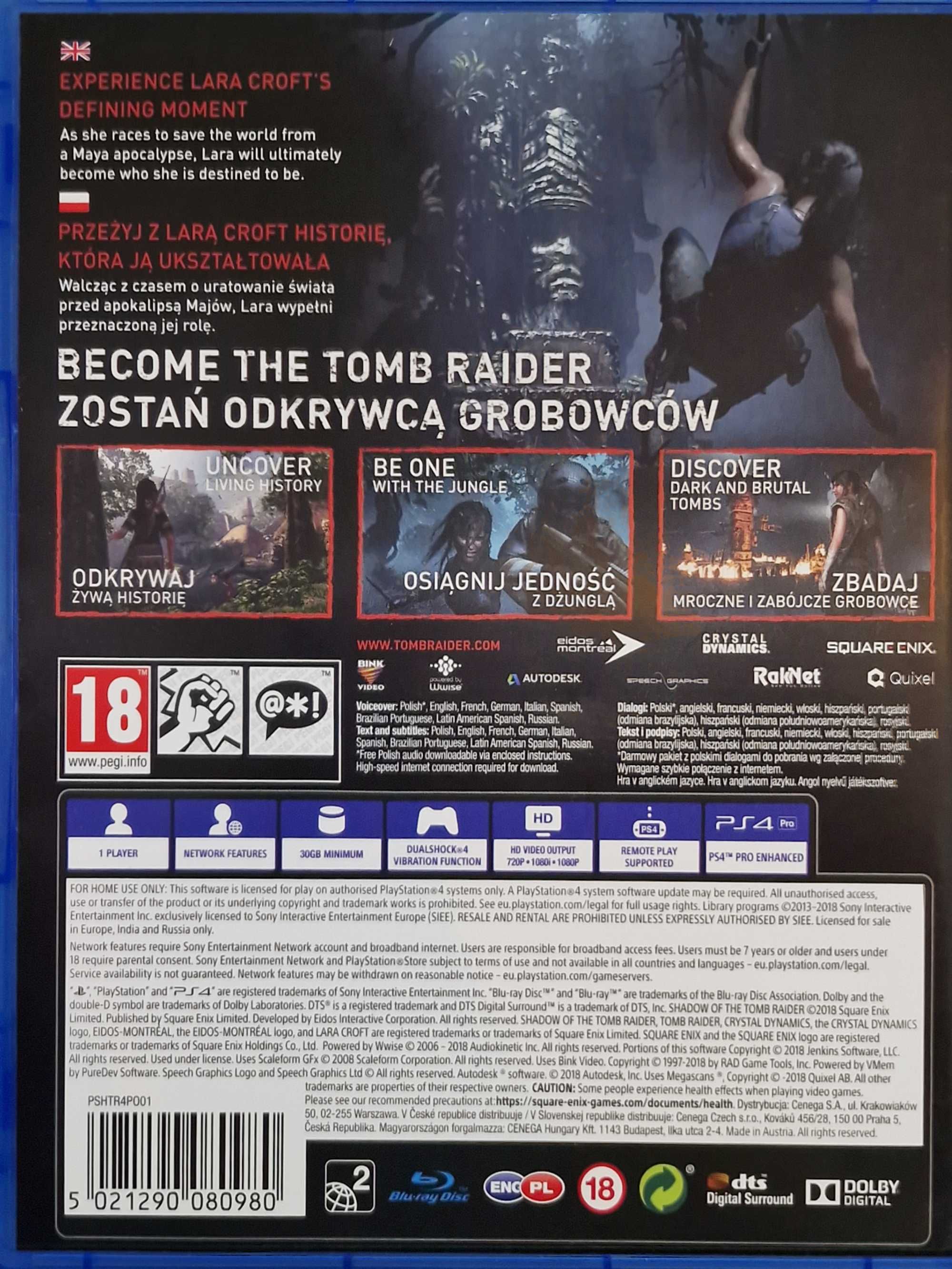 Shadow of the Tomb Raider PS4