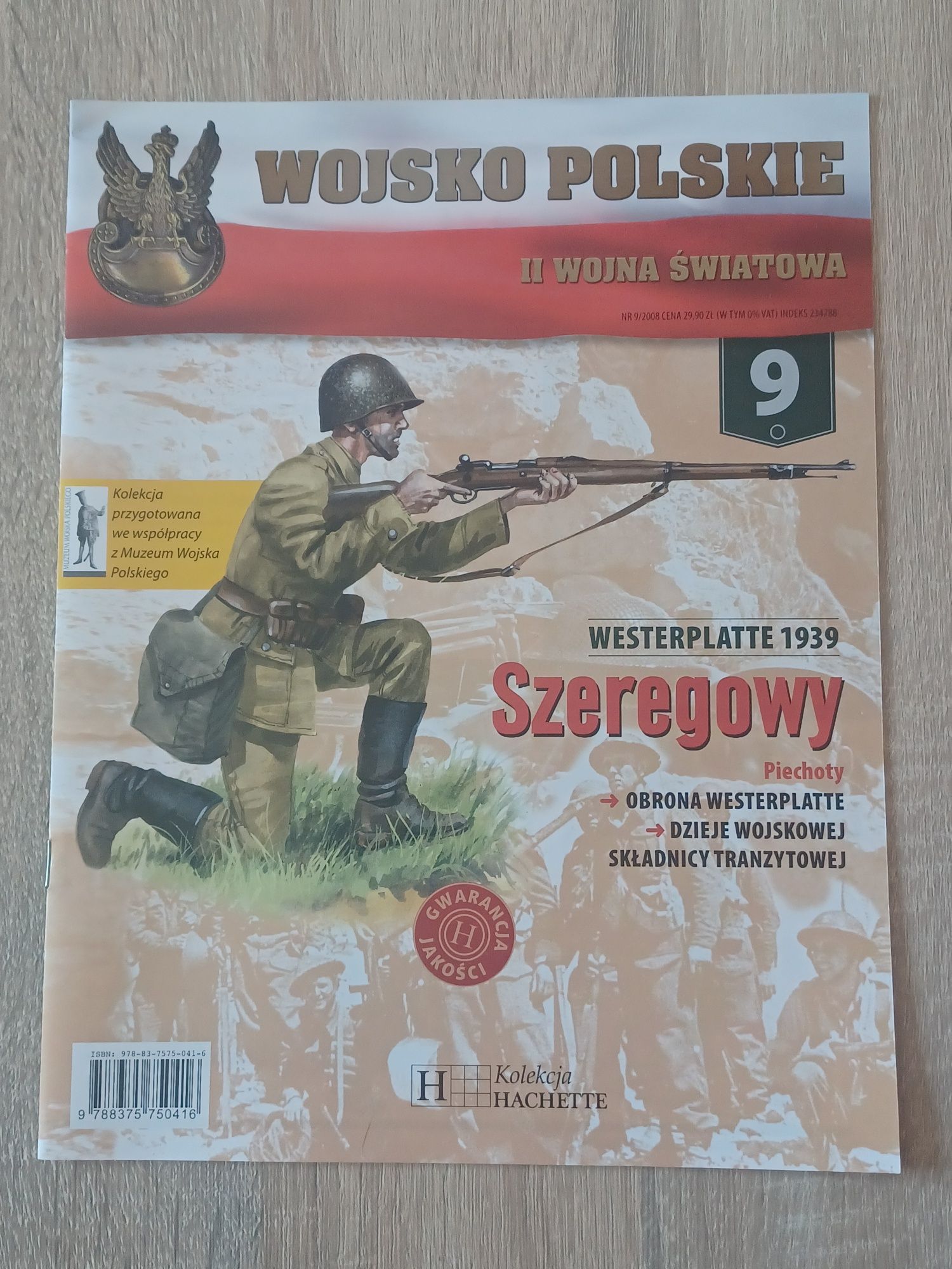 Żołnierzyk ołowiany Wojsko Polskie Kolekcja Hachette - nr 9 Szeregowy