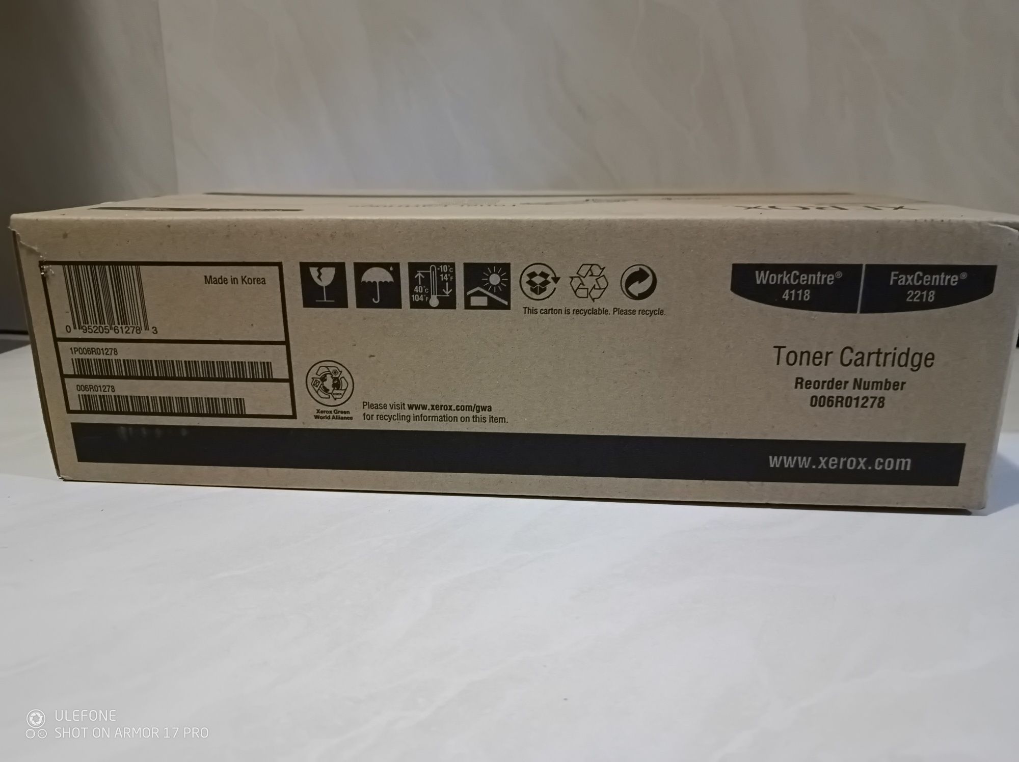 Тонер Картридж Xerox WorkCentre 4118, 2218 Black (006R01278) + Drum