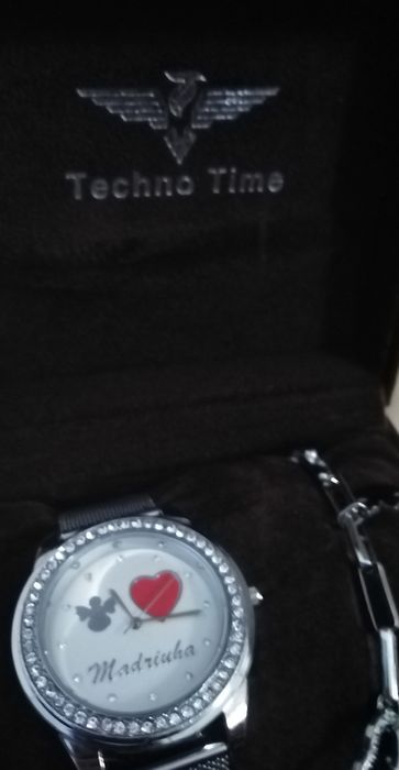 NOVO Conjunto Madrinha Relógio e Pulseira