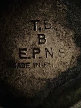 England икорница (сахарница) клеймо  E.P.N.S.. +ложечка ракушка Silver