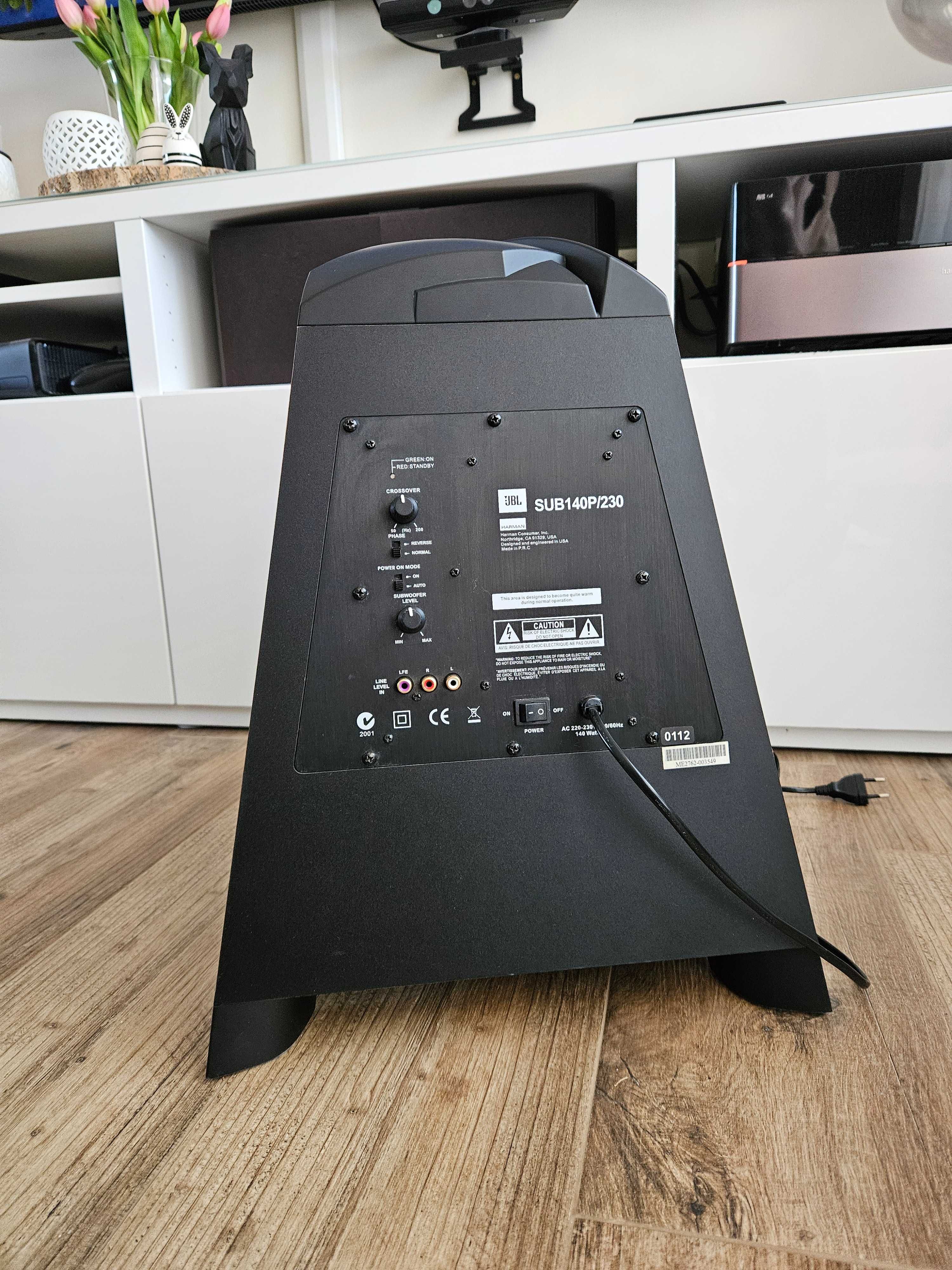 OKAZJA Subwoofer aktywny kino domowe stereo JBL Studio 140 p 230