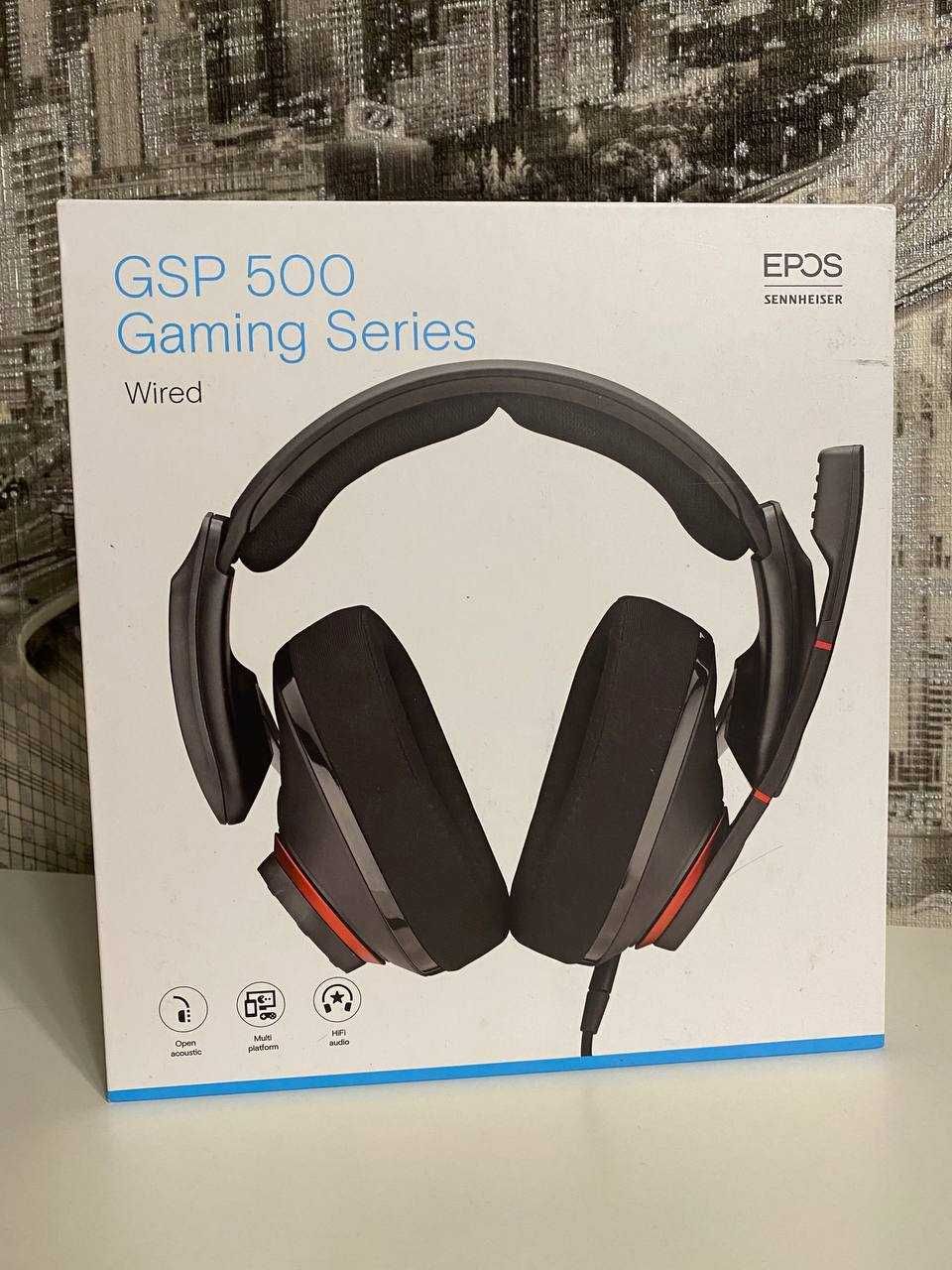 Новые! Топовые игровые наушники гарнитура EPOS Sennheiser GSP 500 №1