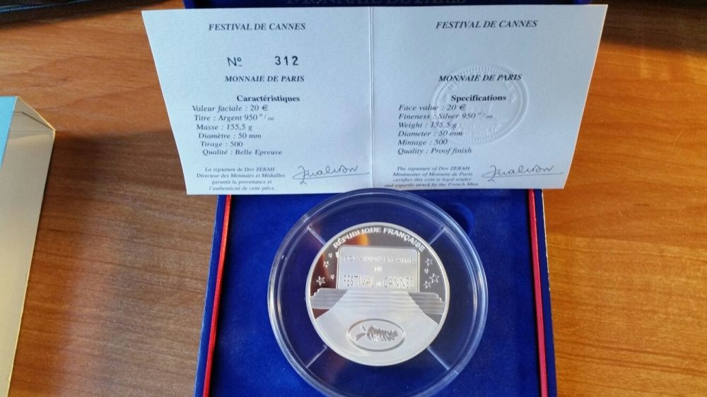 Srebrna moneta 20 euro