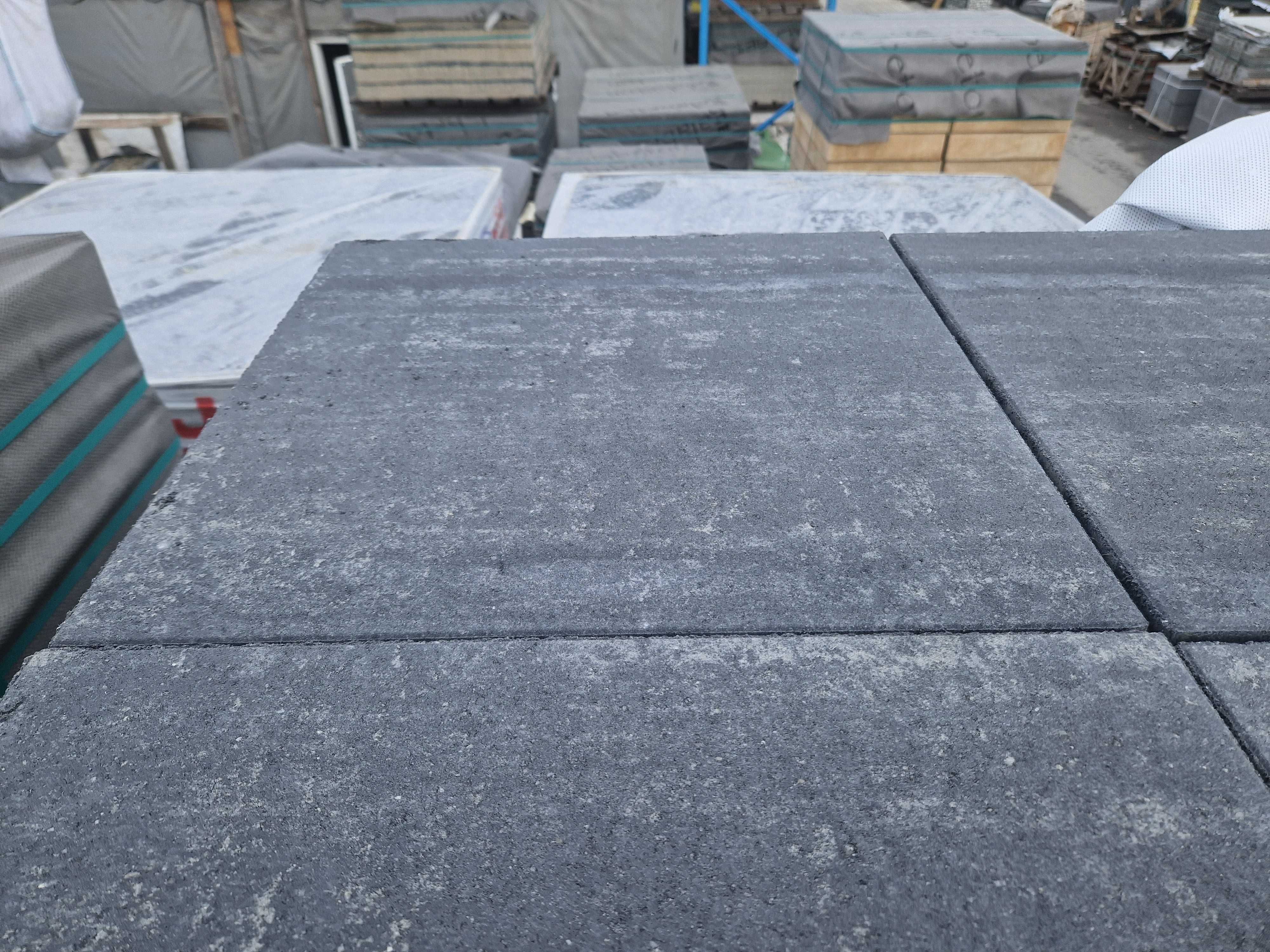 Płyta Tarasowa Venetto Kostka Brukowa 45x45 Black Shadow Promocja