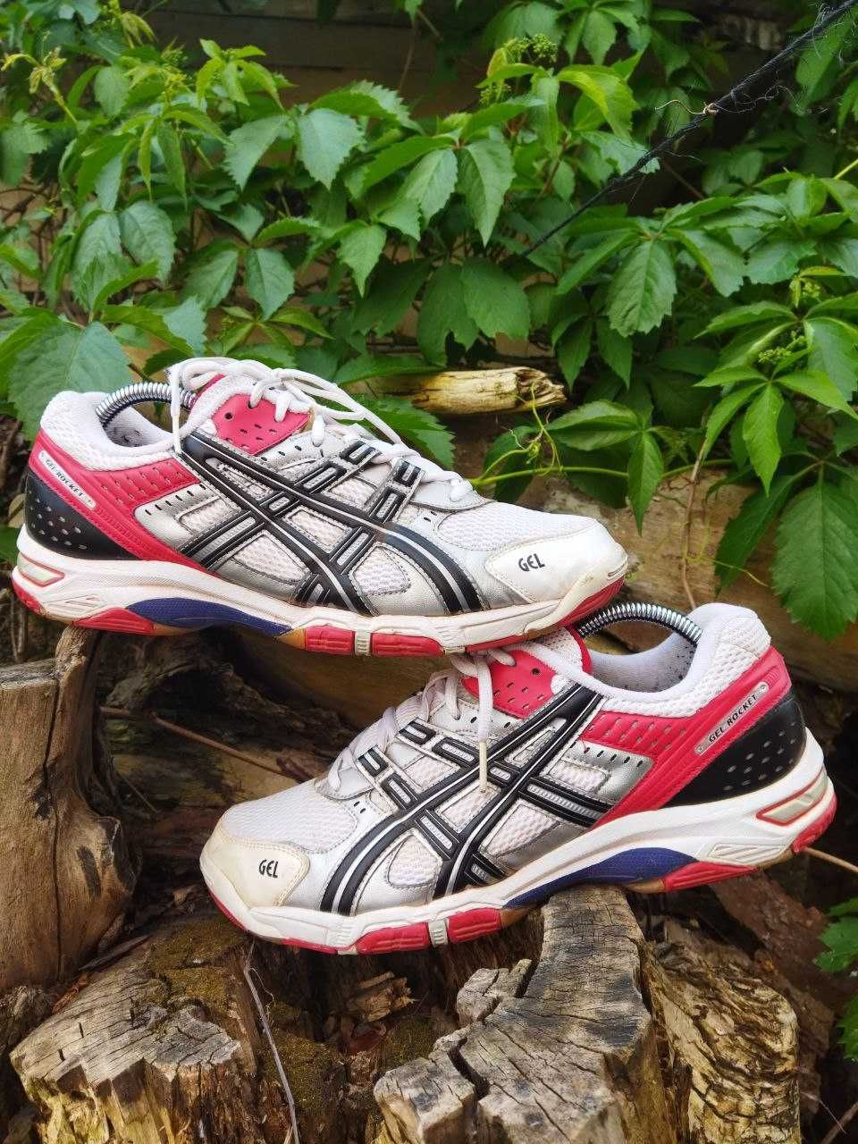 28 см зальные кроссовки волейбол Asics Gel Rocket кросівки для залу