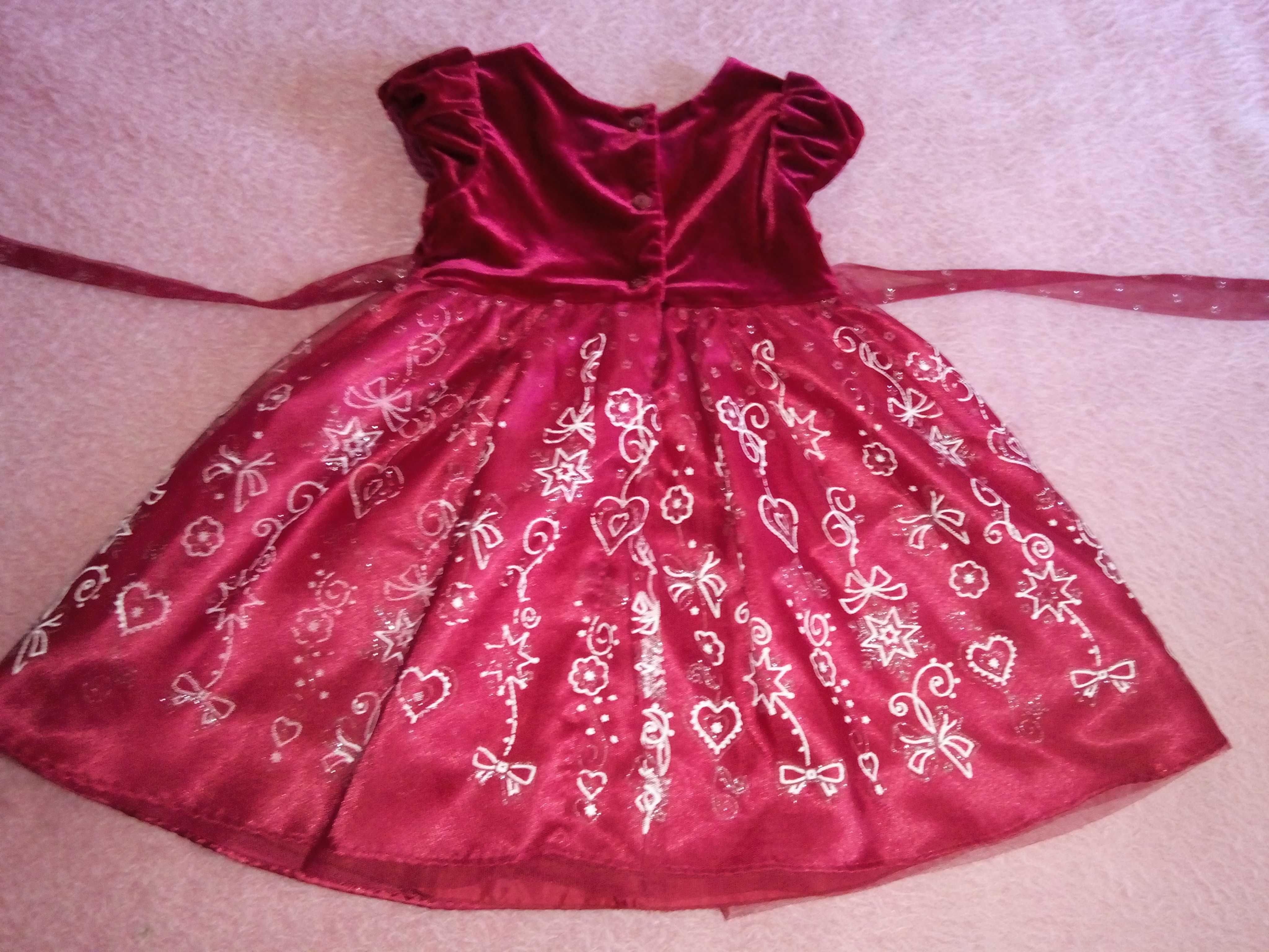 Платье нарядное, 1-2 годика