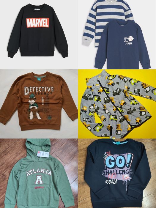 Свитшоты, регланы, спортивные штаны, костюмы, пижамы, трусы, жилетки