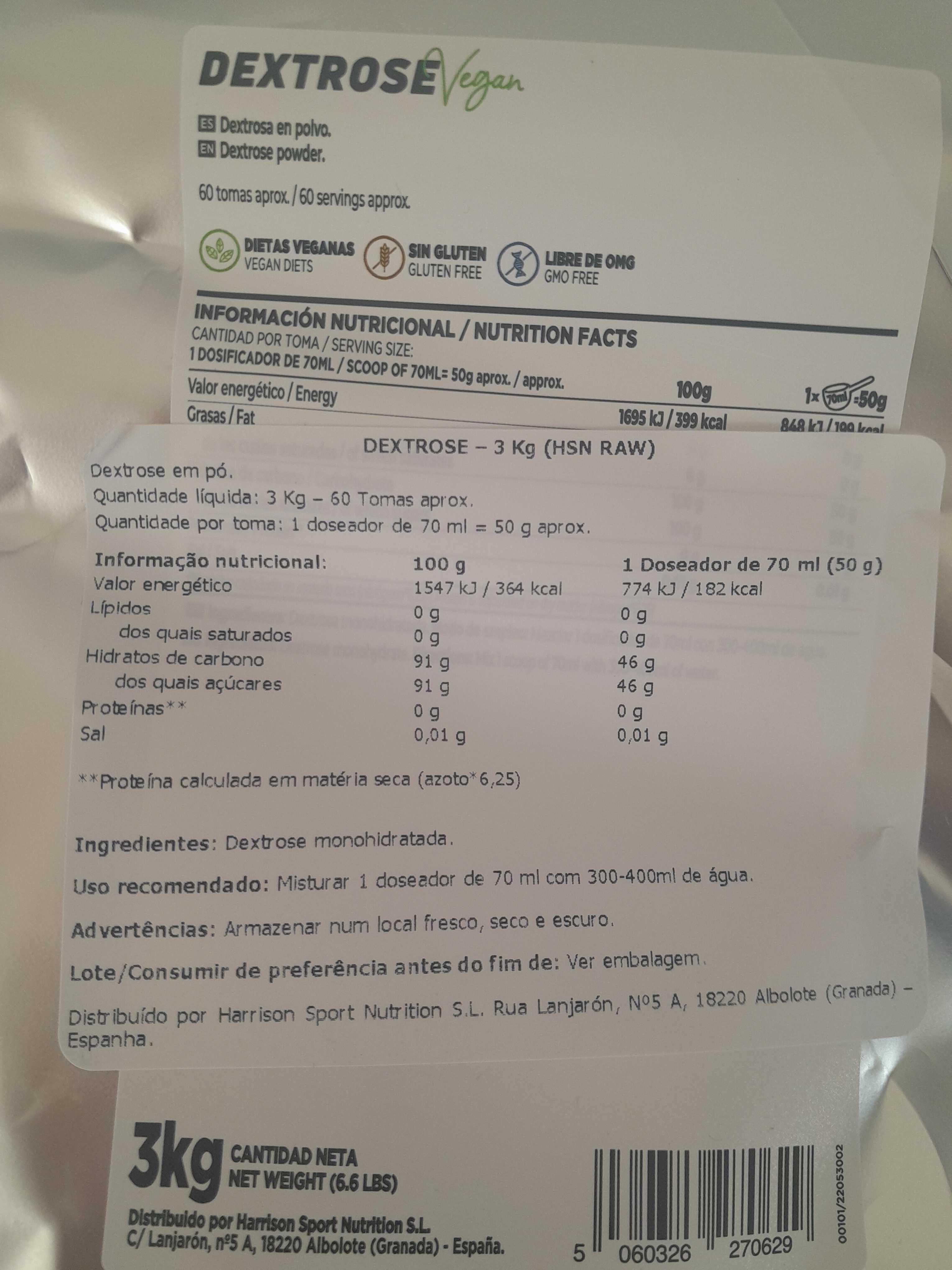 Saco Dextrose 3kg (HSN)