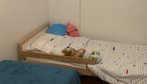 Cama infantil 70x160 (colchão, estrado, cama)