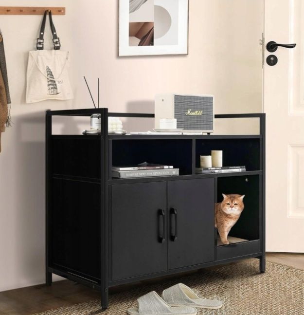 Komoda 2 w 1 Domek dla kota z drapakiem