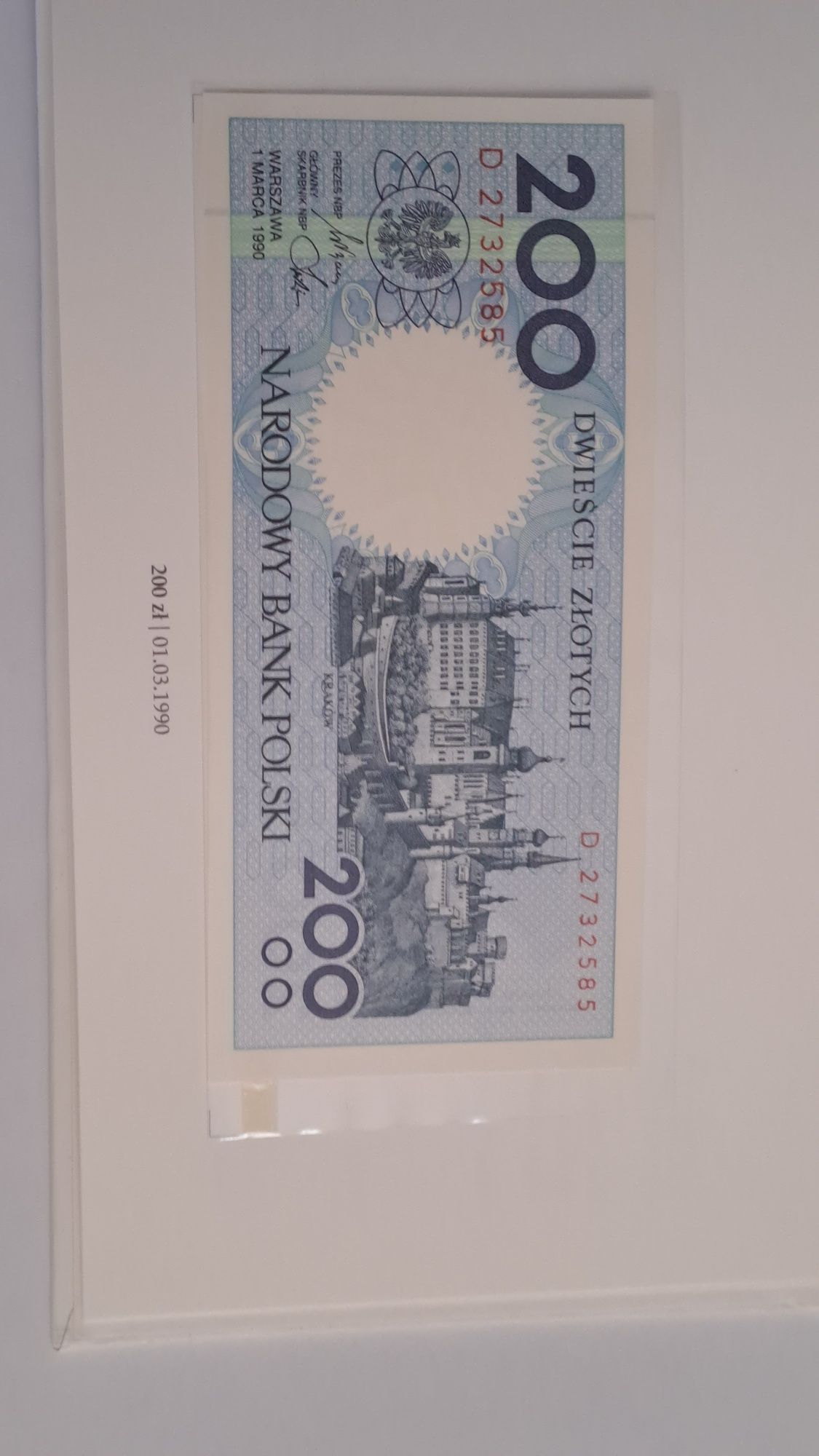 Zestaw Banknotów MIASTA POLSKI 1990+album.