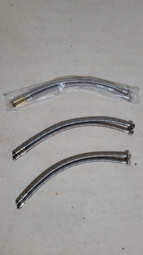 Wąż wężyk w oplocie 3/8" M10