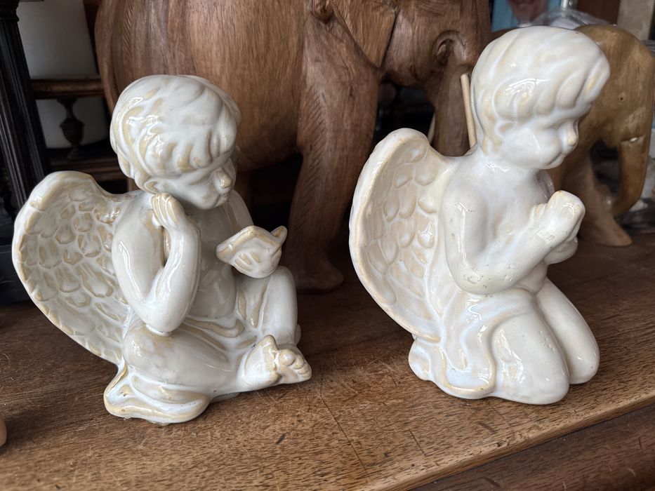 Home&you ceramiczne aniołki anioł aniołek z ceramiki szkla