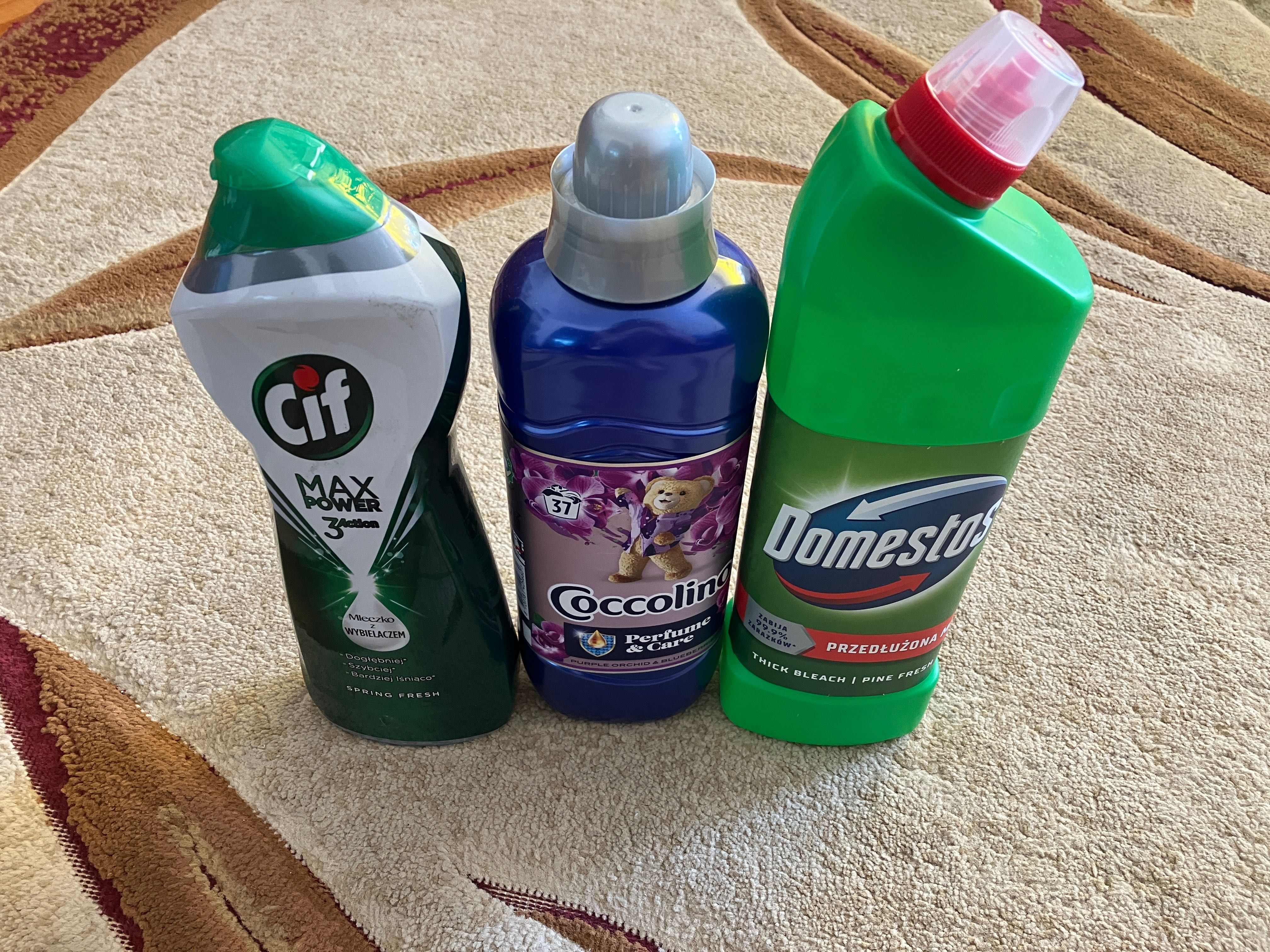 Zestaw cif domestos coccolino