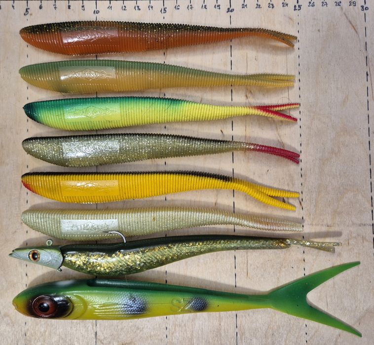 Z309 - zestaw 8 dużych jaskółek 20-23cm - Mikado, Svartzonker - nowe