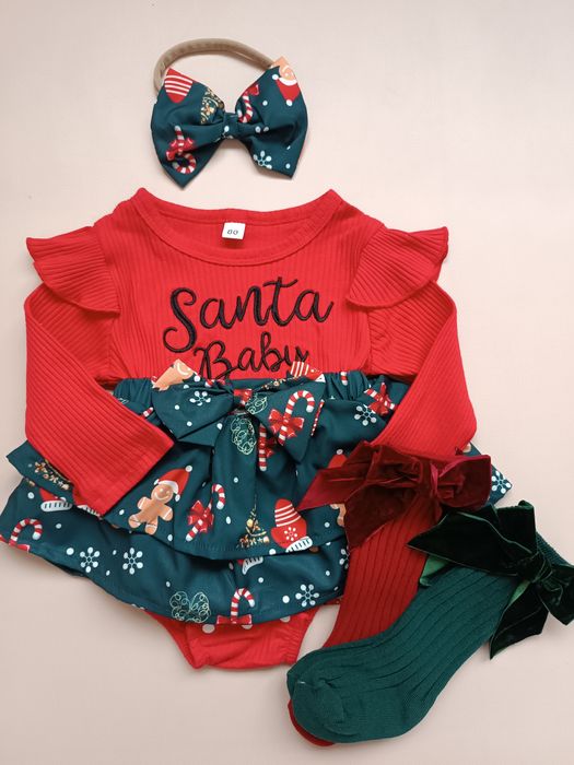 Боді сукня для новорічних фотосесій 0-3міс,6-9міс