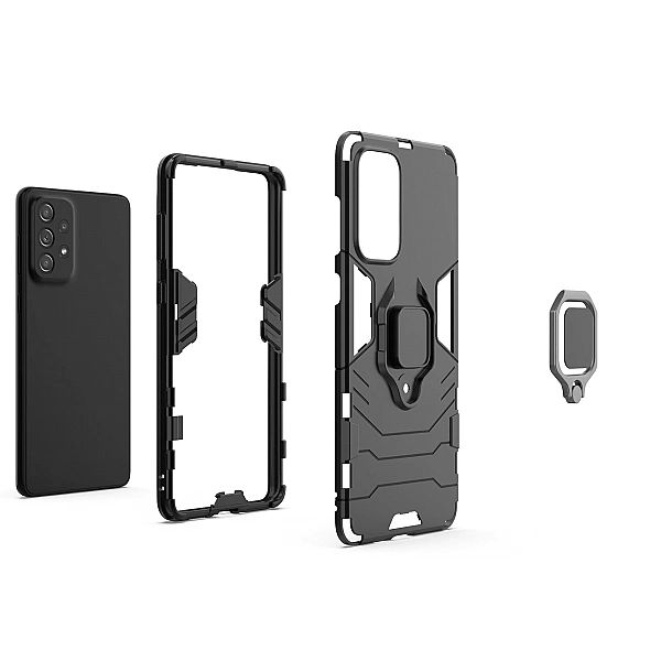 Ring Armor pancerne hybrydowe etui pokrowiec + magnetyczny uchwyt Sams